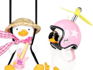 2Pcs Swinging Duck Car Hanging Ornament
