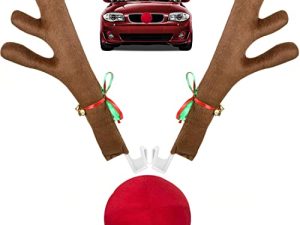 YIXIPAZH Car Reindeer Antlers and Nose