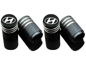 Car Tire Air Valve Caps- Auto Wheel Tyre Dust Stems Cover with Logo Emblem Waterproof Dust-Proof Universal fit for Cars
