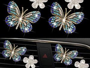 Bling Butterfly Air Vent Clips