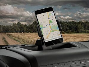 Voodonala for Jeep JK Phone Holder Mount with Storage Tray Compatible with 2011-2018 Jeep Wrangler JK JKU Interior Accessories Matt Black