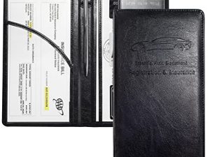 Yarnic Car Registration and Insurance Card Holder