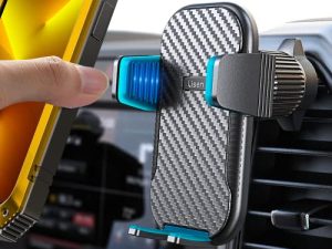 LISEN Car Phone Holder Mount 2022 Upgraded Car Vent Phone Mount with Newest Metal Air Vent Clip Never Rupture Hands Free Cell Phone Holder Mount for Car Compatible for iPhone 14 Pro Max 13 12 Samsung