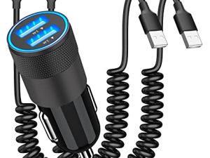 [Apple MFi Certified] iPhone Fast Car Charger