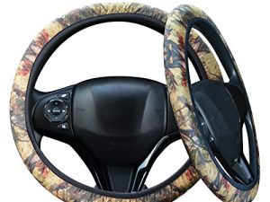 Camo Steering Wheel Cover Car Assecories Camouflage Tree Print Car Steering Wheel Accessories Decor Steering Wheel Cover Non Slip