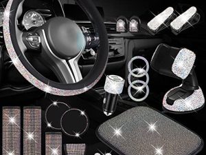 22 Pcs Bling Car Accessories Set for Women