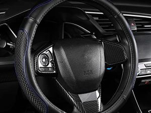 XIANGDING Leather Car Steering Wheel Cover