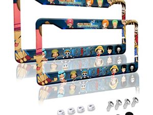 Anime Car License Plate Frame 2 Pack