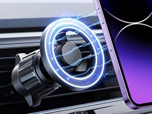 LISEN Compatible for MagSafe Car Mount [16 Strong Magnets] Magnetic Phone Holder for Car