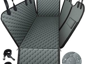 Mancro Dog Car Seat Cover for Back Seat