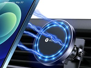 VICSEED Magnetic Phone Holder for Car [Strongest Magnet Power] Magnetic Phone Mount 360° Adjustable Air Vent MagSafe Car Mount Fit for iPhone 14 13 12 Pro Max Plus Mini MagSafe Case All Phones