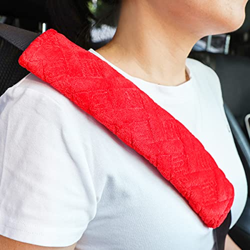 JUSTTOP 2-Pack Universal Car Seat Belt Pads Cover for A More Comfortable Driving JUSTTOP 2-Pack Universal Car Seat Belt Pads Cover for A More Comfortable Driving