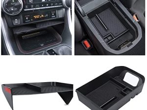 DIAMOOKY Upgraded Center Console Organizer Compatible with 2023 2022 2021 2020 2019 Toyota Rav4 Accessories