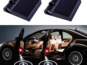 SCYYDS Compatible with Mercedes Benz Welcome Light 2 pcs Wireless car Projection lamp