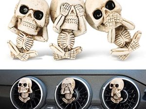 Cute Christmas Gifts Sugar Skull Car Air Fresheners Vent Clips