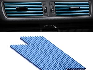 SINGARO 20 Pieces Car Air Conditioner Air Outlet Decorative Strips