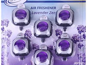 Air Jungles Lavender Zen Scent Car Air Freshener Clip