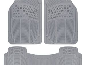 BDK Original ProLiner 3 Piece Heavy Duty Front & Rear Rubber Floor Mats for Car SUV Van & Truck