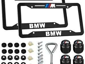 Black License Plate Frames for BMW-M