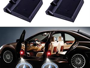 2Pcs Compatible with Mercedes Benz Wireless Car Door Logo Light LED HD Welcome Courtesy Ghost Shadow Projector Lamp Compatible with Mercedes Benz Cars
