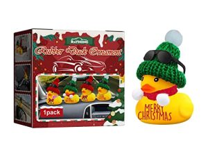 Christmas Car Rubber Duck Ornament Duck