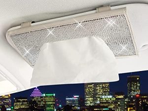 ChuLian Bling Bling Car Sun Visor Tissue Box Holder