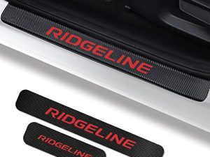 4Pcs Car Door Sill Protector for Honda Ridgeline Accessories Fit for Ridgeline 2005-2021
