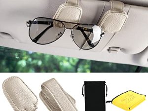 ANMEI 2 Pack Sunglass Holder for Car Visor