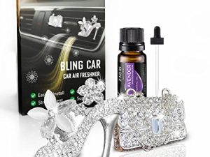 Zadin 2xPACK Bling Car Accessories For Women