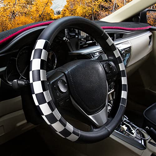 Evankin Lattice Leather Steering Wheel Cover Evankin Lattice Leather Steering Wheel Cover