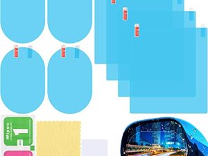 Frienda 8 Pieces Car Rearview Mirror Film