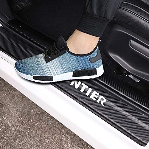 JEYODA Car Door Sill Car Threshold Pedal Sticker for Nissan Frontier Decoration Carbon Fibre Vinyl Sticker Car Accessories Car-Styling (White) JEYODA Car Door Sill Car Threshold Pedal Sticker for Nissan Frontier Decoration Carbon Fibre Vinyl Sticker Car Accessories Car-Styling (White)