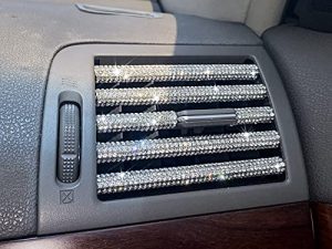 YIXIND 10 Pieces Bling Car Vent Outlet Trim