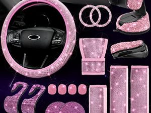 19 Pack Bling Car Accessories for Women