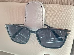 KIWEN Sunglasses Holders for Car Sun Visor