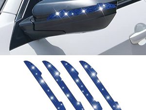 4 PCS Bling Rhinestone Car Door Handle Scratch Protector