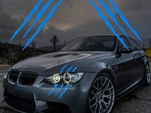 Ouzorp2PCS Claw Marks Headlight Decal