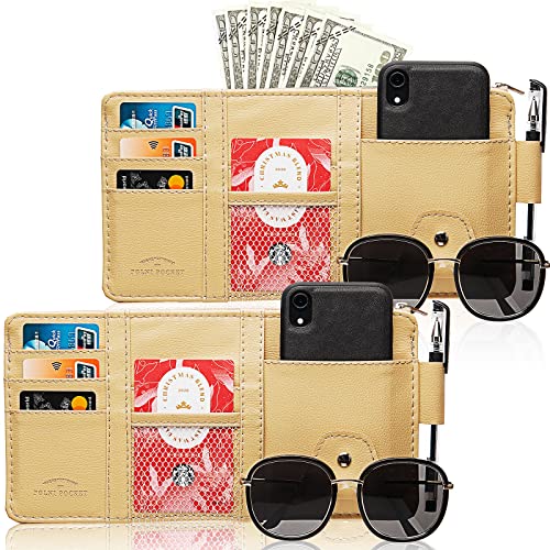 2 Packs Car Sun Visor Organizer 2 Packs Car Sun Visor Organizer