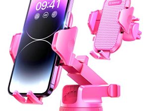 VANMASS [Upgraded] Universal Car Phone Mount [Super Suction Cup] Dashboard Phone Holder Stand