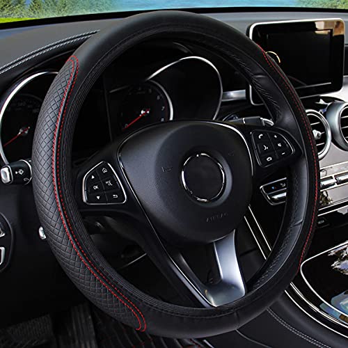 Leather Car Steering Wheel Cover Leather Car Steering Wheel Cover