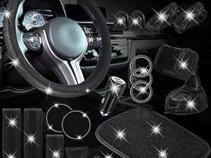 22 Pcs Bling Car Accessories Set for Women