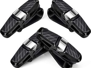 4 Pieces Glasses Holders for Car Sun Visor