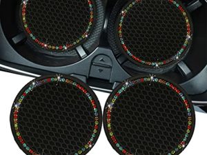 Gseigvee Cup Holder Insert Coaster 2 Pack