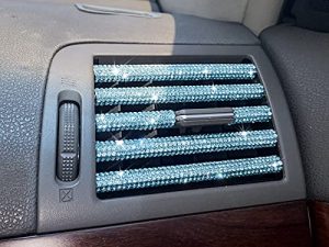 YIXIND 10 Pieces Bling Car Vent Outlet Trim