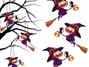 3 Pcs Halloween Witch Air Fresheners Pendant