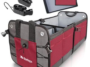 Starling's Car Trunk Organizer - Durable Storage SUV Cargo Organizer Adjustable