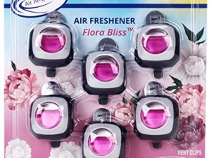 Air Jungles Flora Bliss Scent Car Air Freshener Clip