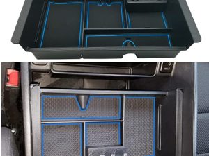 JOJOMARK Center Console Tray Organizer Compatible with 2014-2018 GMC Sierra Accessories