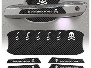 NHHC 12PCS Anti-Scratch Carbon Fiber Car Door Protector