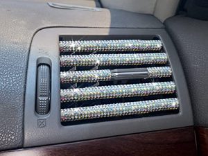 YIXIND 10 Pieces Bling Car Vent Outlet Trim